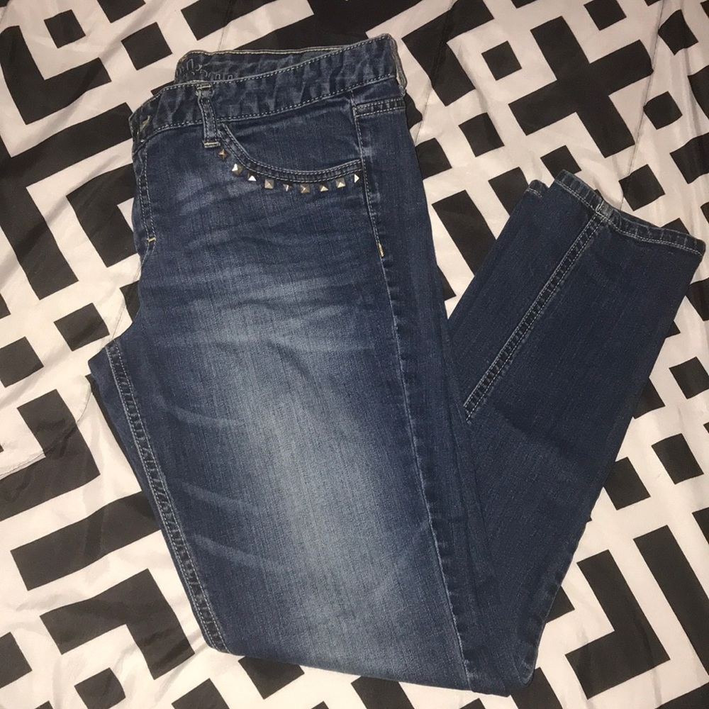 Denim skinny jeans